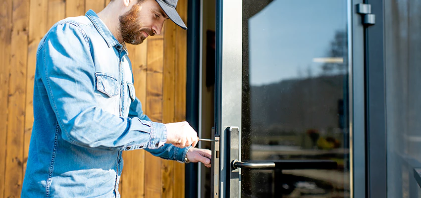 Frameless Glass Storefront Door Locks Replacement in Kentfield, CA