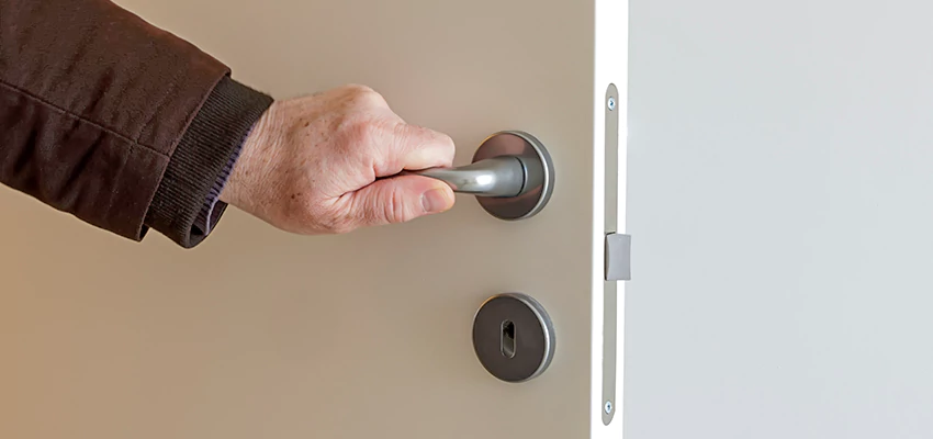 Restroom Locks Privacy Bolt Installation in Kentfield, California